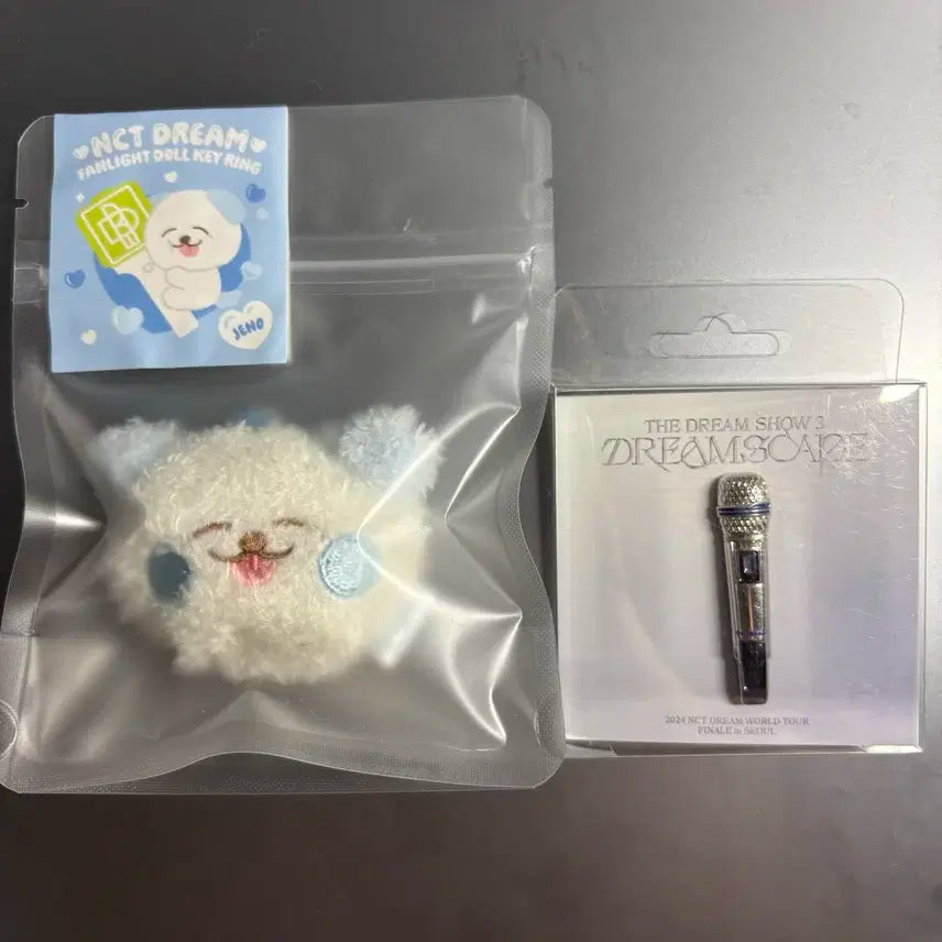 엔시티드림 제노 므엉이 응원봉 돌키링 마이크 뱃지 드림쇼엠디