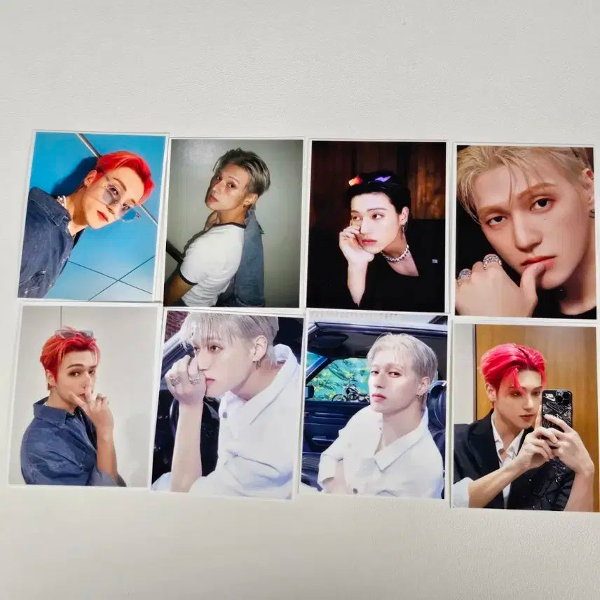 에이티즈 우영 증사 증명사진 8장 세트 비공굿