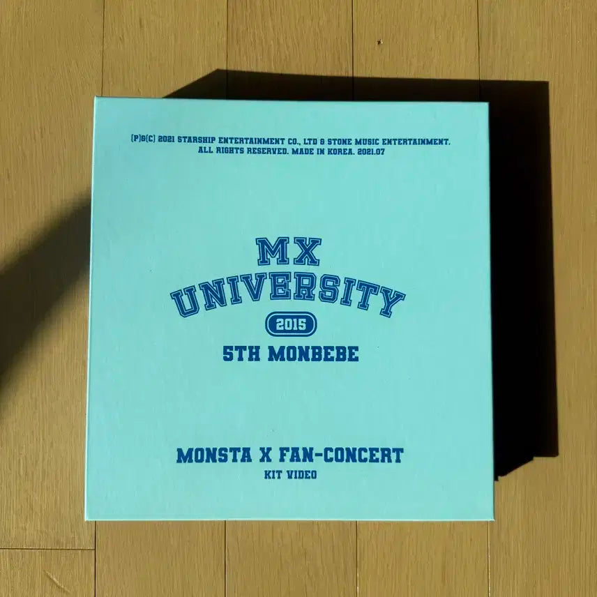 몬스타엑스 5기 팬콘 MX UNIVERSITY 키트