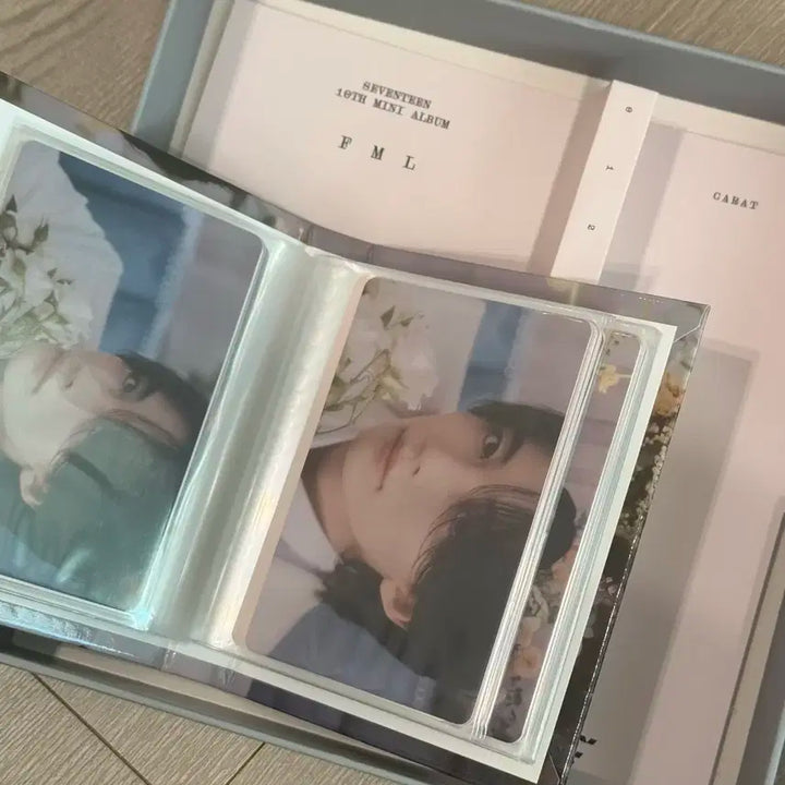 세븐틴 fml 캐럿반 정한 포카 바인더 세트
