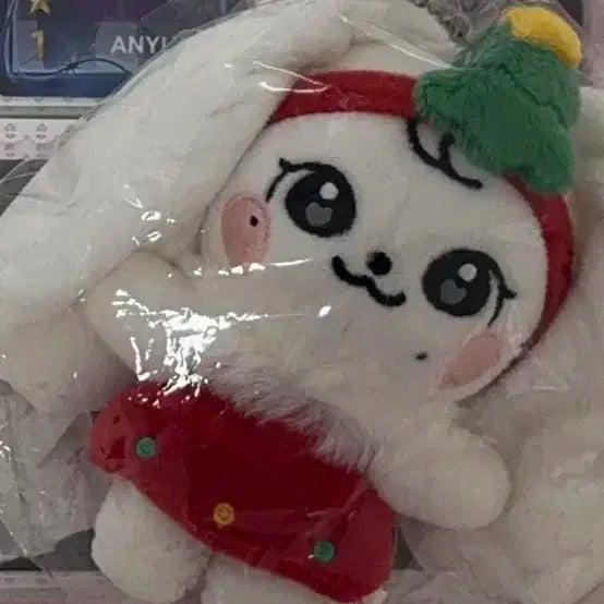 아이브 미니브 크리스마스 한정 체리 플러시 인형