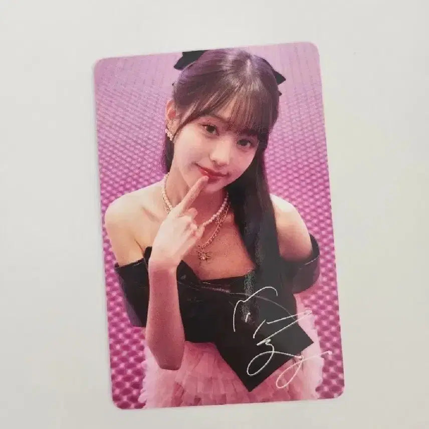 아이브 장원영 디아이콘 카카오톡 특전 싸인 포토카드