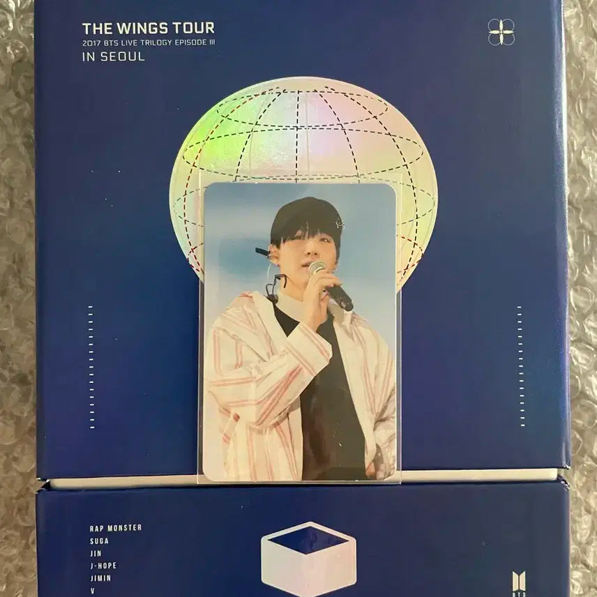 방탄 BTS 윙즈 DVD +슈가 포카
