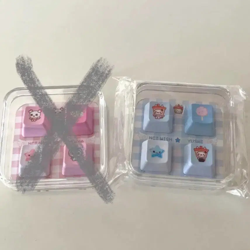 (키링증정)엔시티 위시 로그인 엠디 키보드 키캡 유우시