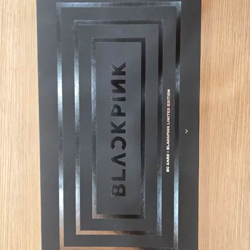 블랙핑크 비씨카드 콜라보 한정판 포토카드