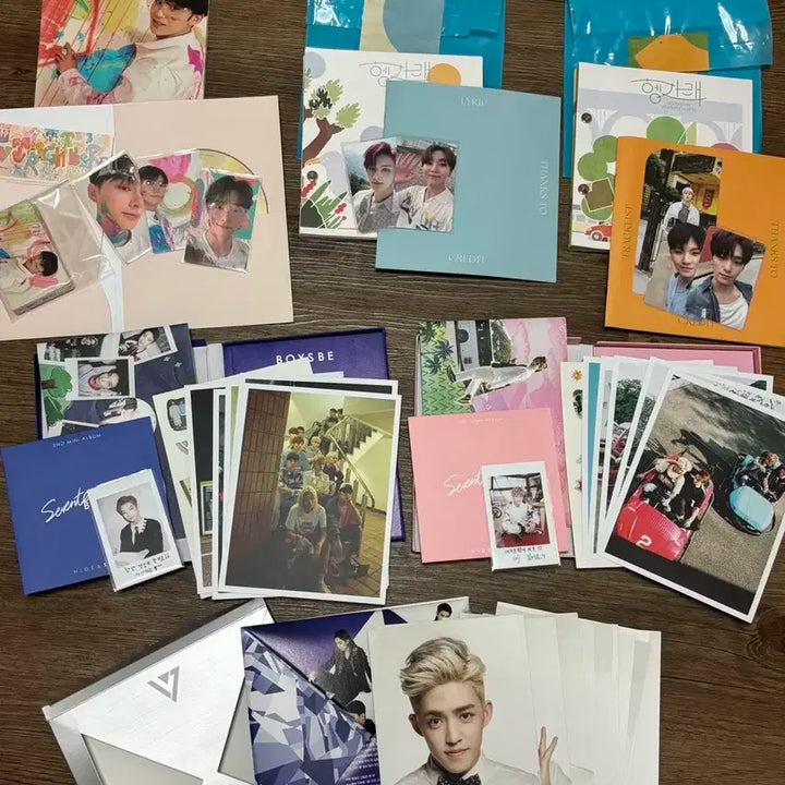세븐틴 앨범 일괄 양도 + 포카드볼 바인더 + 비공굿 + 인형