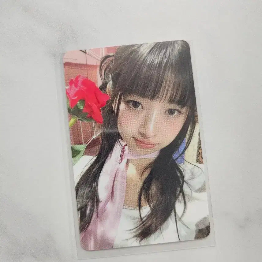 아이브 레이 엠파시 애플뮤직 장미 포토카드