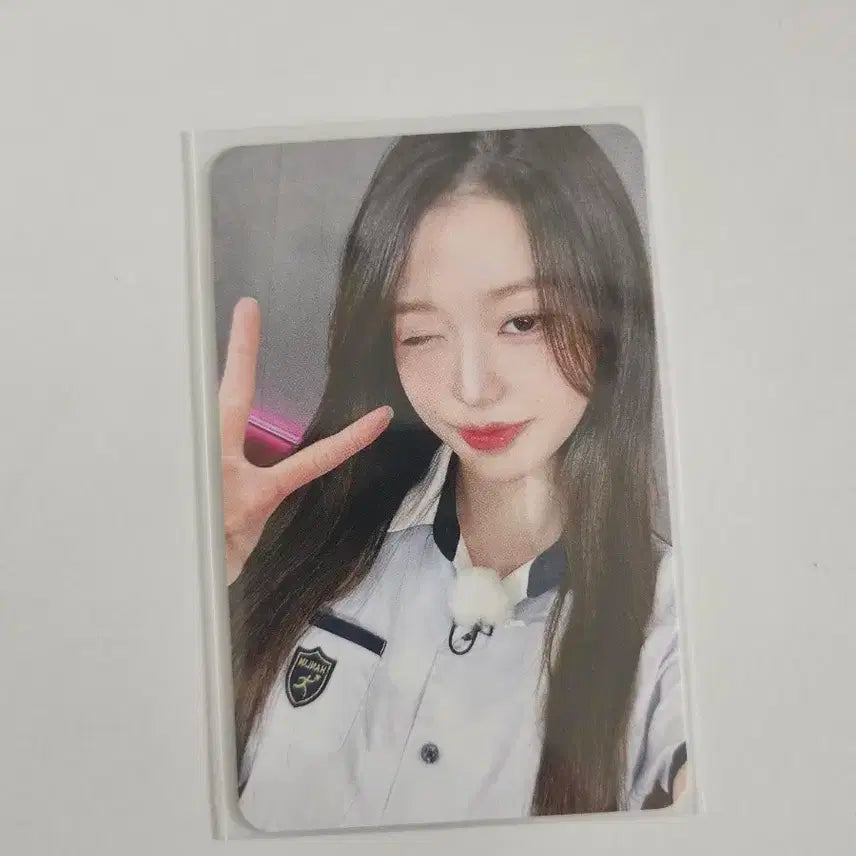 아이브 장원영 엠파시 사운드웨이브 사웨 한림녕 교복 포토카드