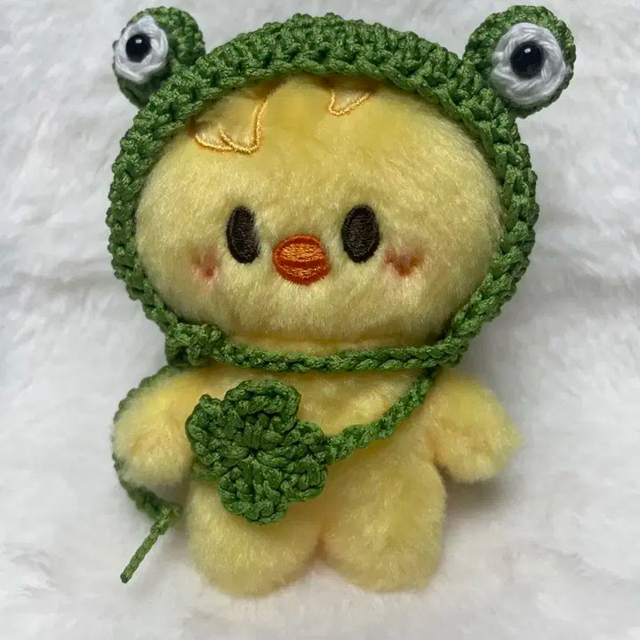 스트레이키즈, 뽁아리 맞춤모자, 개구리모자, 네잎크로버, 손뜨개