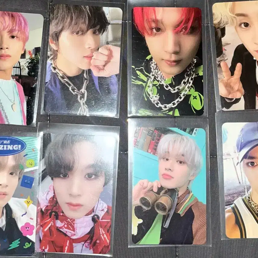 NCT 해찬 마크 태용 정우 포토카드 일괄