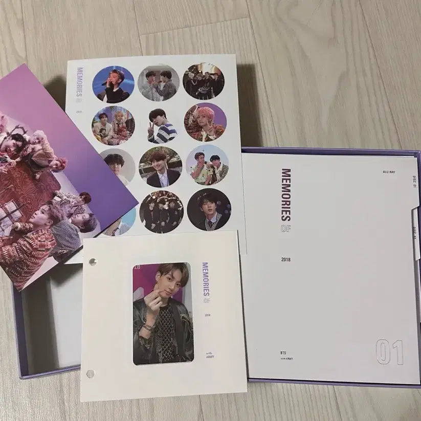2018 메모리즈 블루레이 정국포카