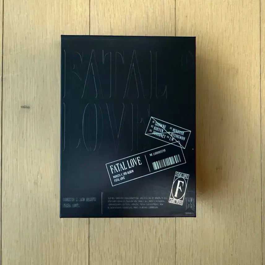 몬스타엑스 Fatal Love 페이탈러브(러브킬라) 키트 앨범