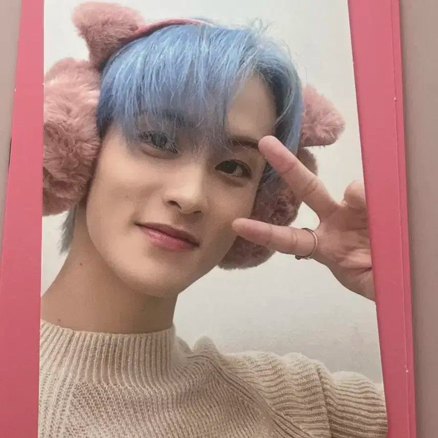 Nct 마크 포카 핑크크리스마스 랜덤팩