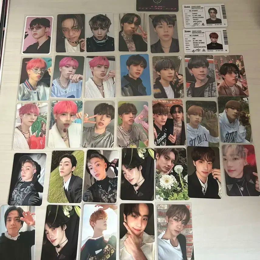 더보이즈 선우 위주 포카 34장 일괄