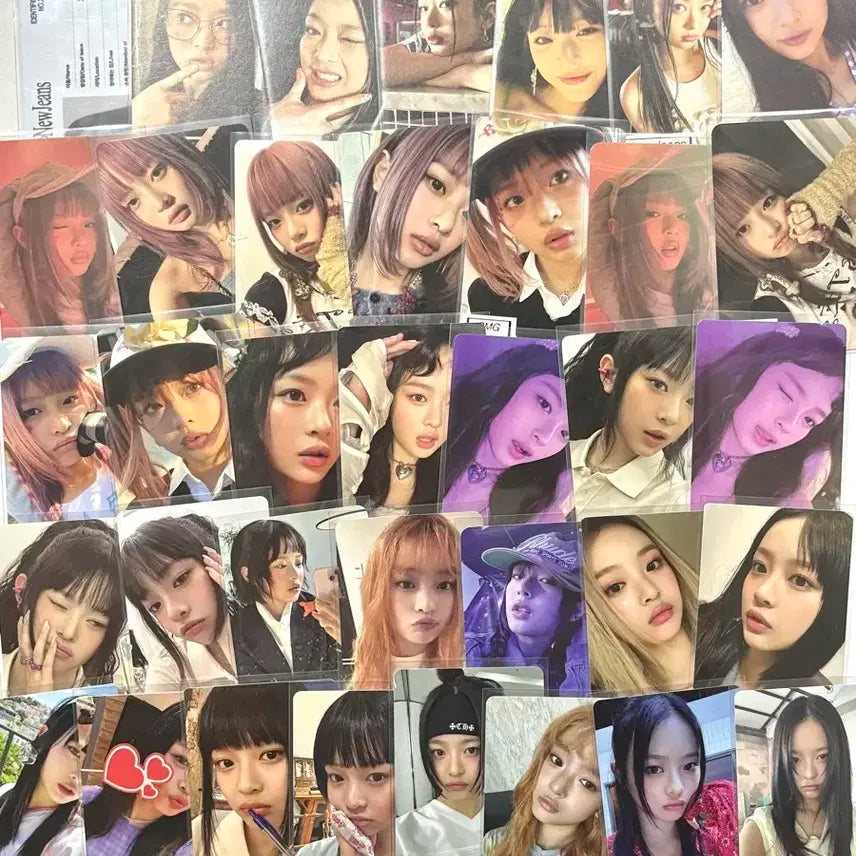 37장ㅣ뉴진스 하니 포카 일괄 앨범 라인프렌즈 포카 양도 판매 특전