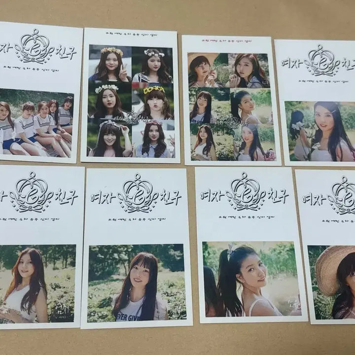 여자친구 포토카드 소원 예린 은하 유주 엄지