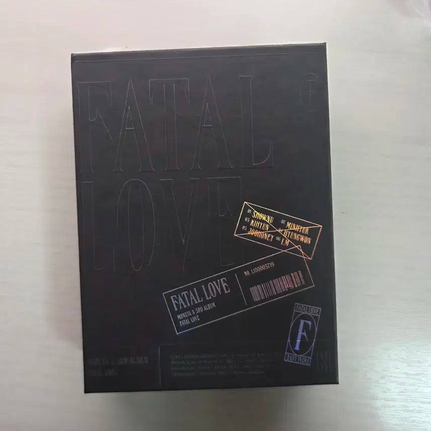 몬스타엑스 fatal love 러브킬라 키트 앨범 양도