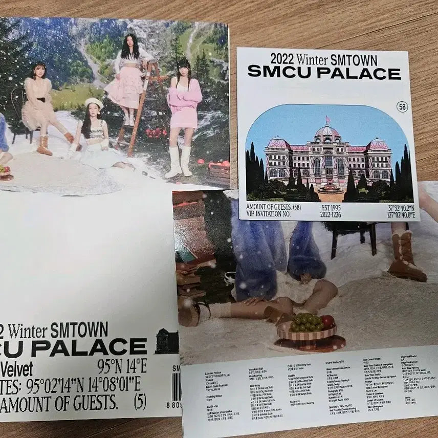 2022 winter smtown smcu 레드벨벳 palace 앨범