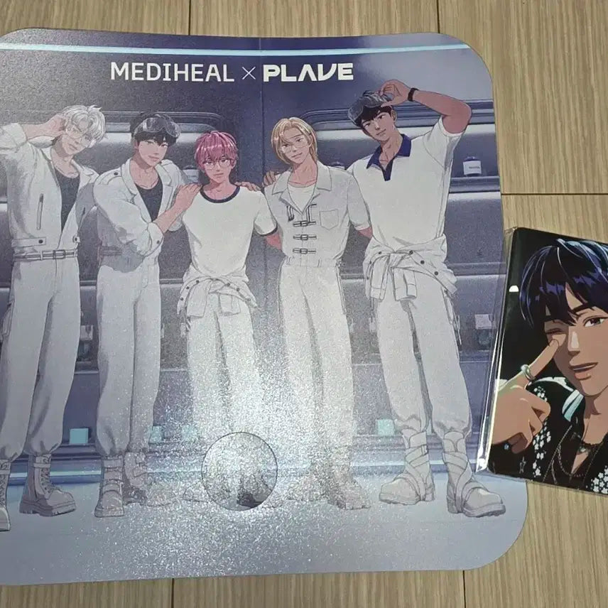 [포카+부채 일괄] 플레이브 콘서트 플리존 포카5인+메디힐 부채 양도