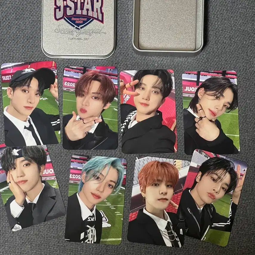 스트레이키즈 5-star 돔투어 틴케이스 포카 일괄 풀셋