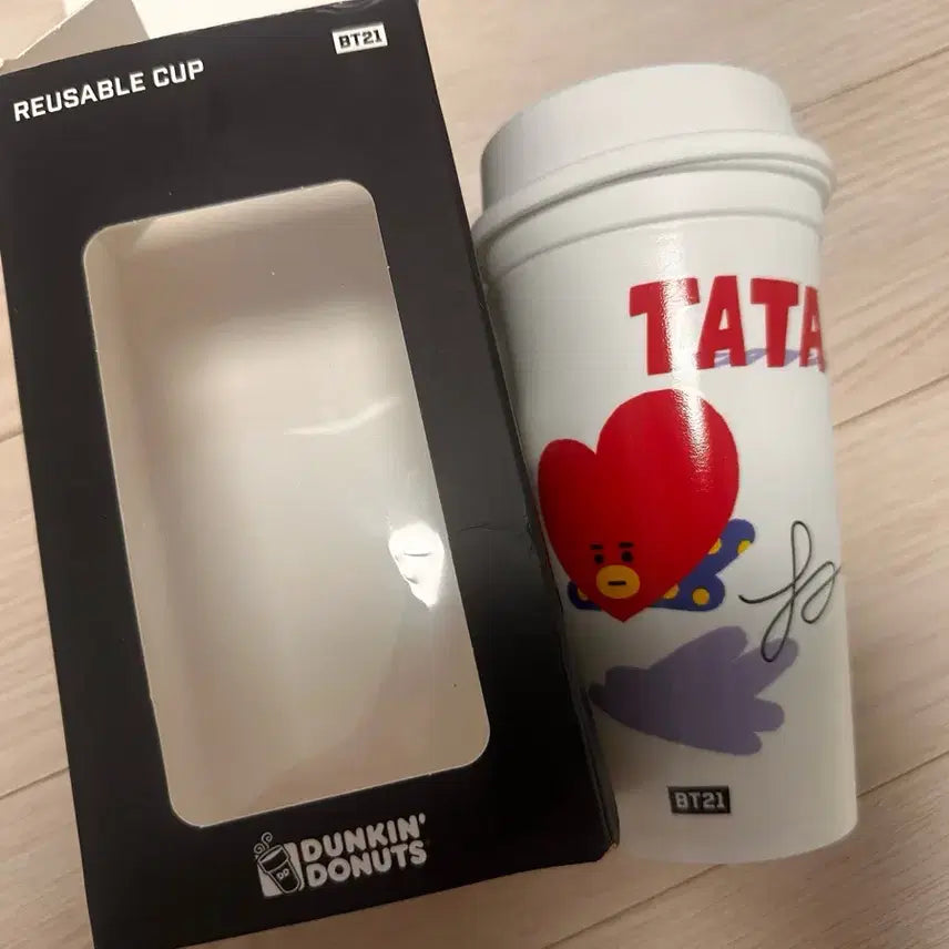 던킨도너츠 BT21 타타 리유저블컵