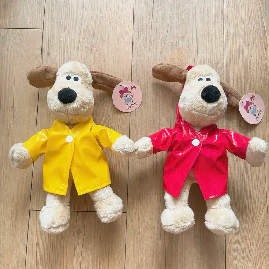 일괄) 우비 그로밋 인형 키링 세트 23cm