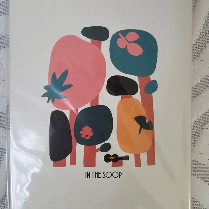 방탄 인더숲 팝업 패브릭 포스터, 아크릴 프레임, 포스트카드북