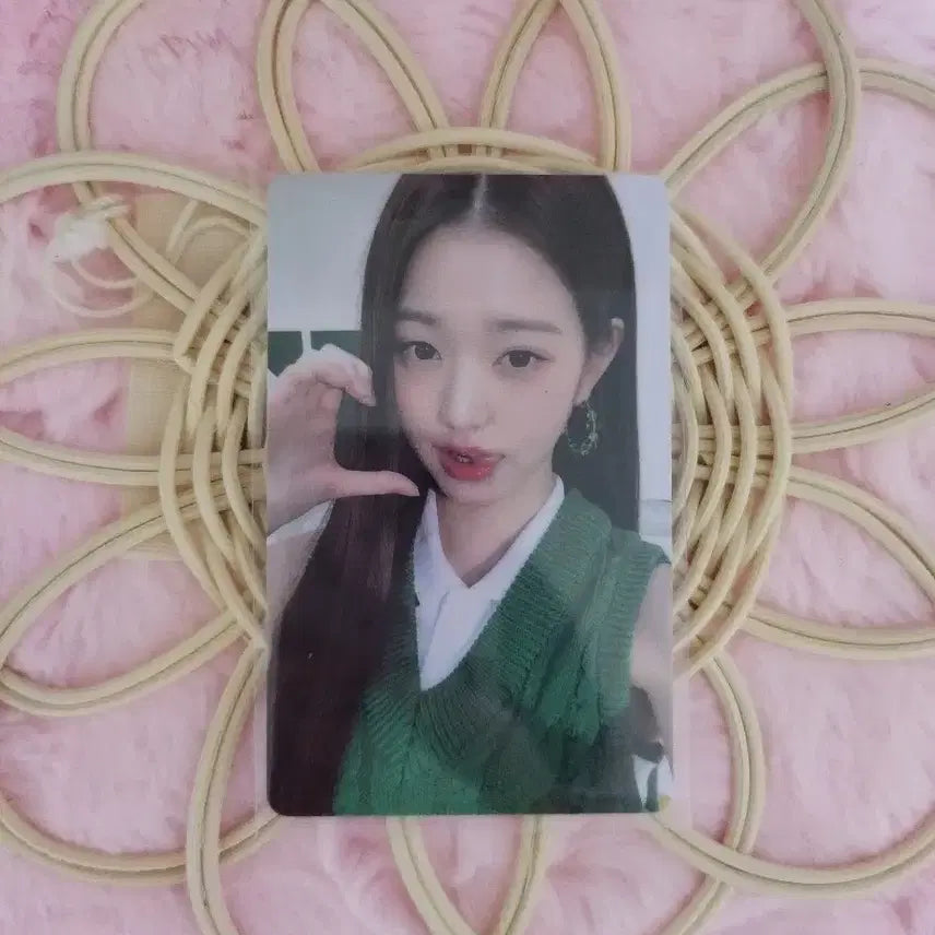 아이브 원영 파파존스 포카 팔아요!