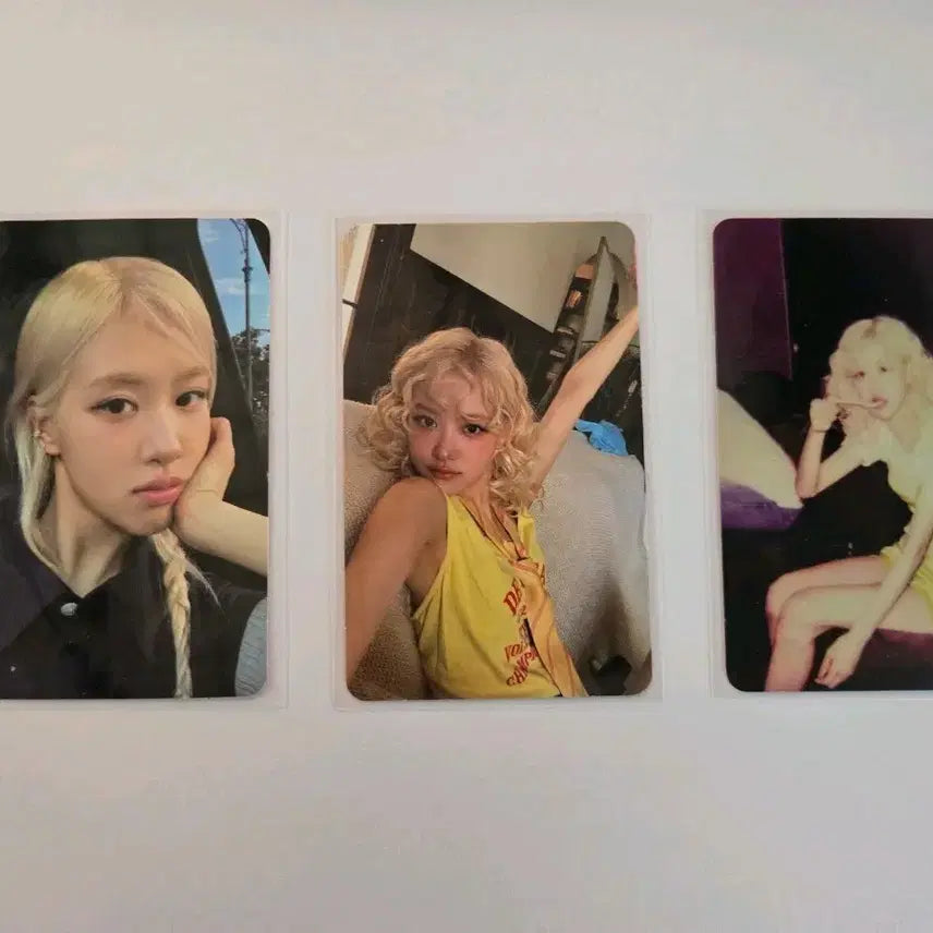 블랙핑크 로제 rosie 포카 일괄