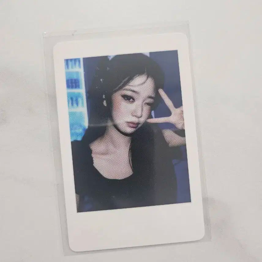 아이브 시크릿 장원영 위드뮤 럭키드로우 폴라로이드 포토카드
