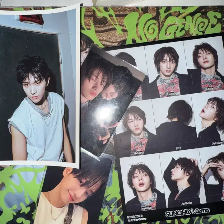 보넥도 노장르 앨범 성호 명재현 운학 포카 스티커 양도 덤 O