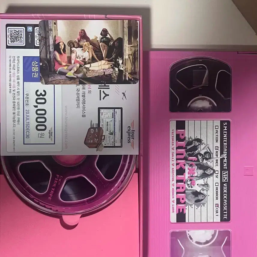 f(x) 핑크테이프 앨범 양도합니다 (포토북, 단체사진 포카,CD)