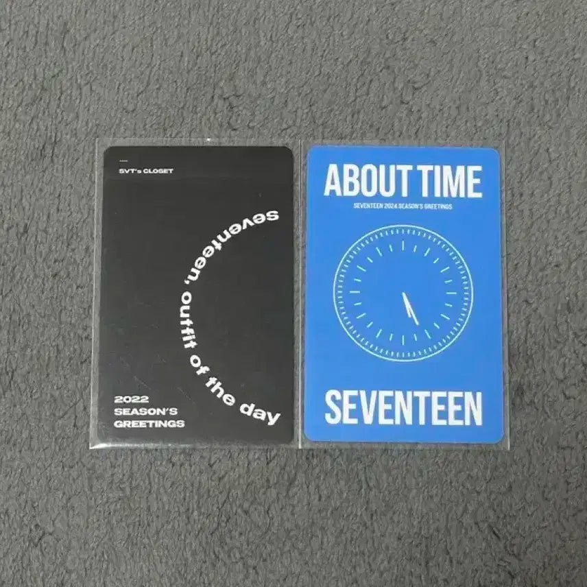 세븐틴 정한 시즌그리팅 포카 일괄