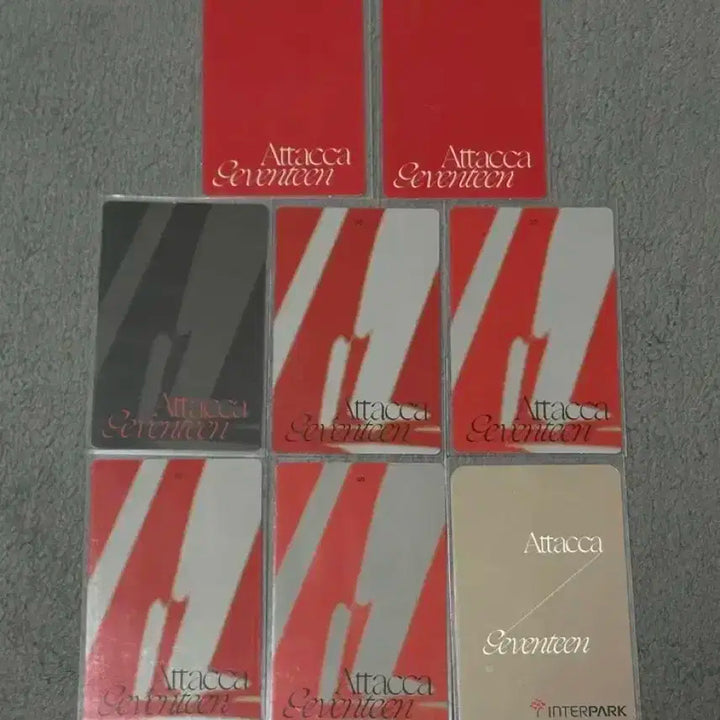 세븐틴 정한 락윗유 아타카 포카 일괄