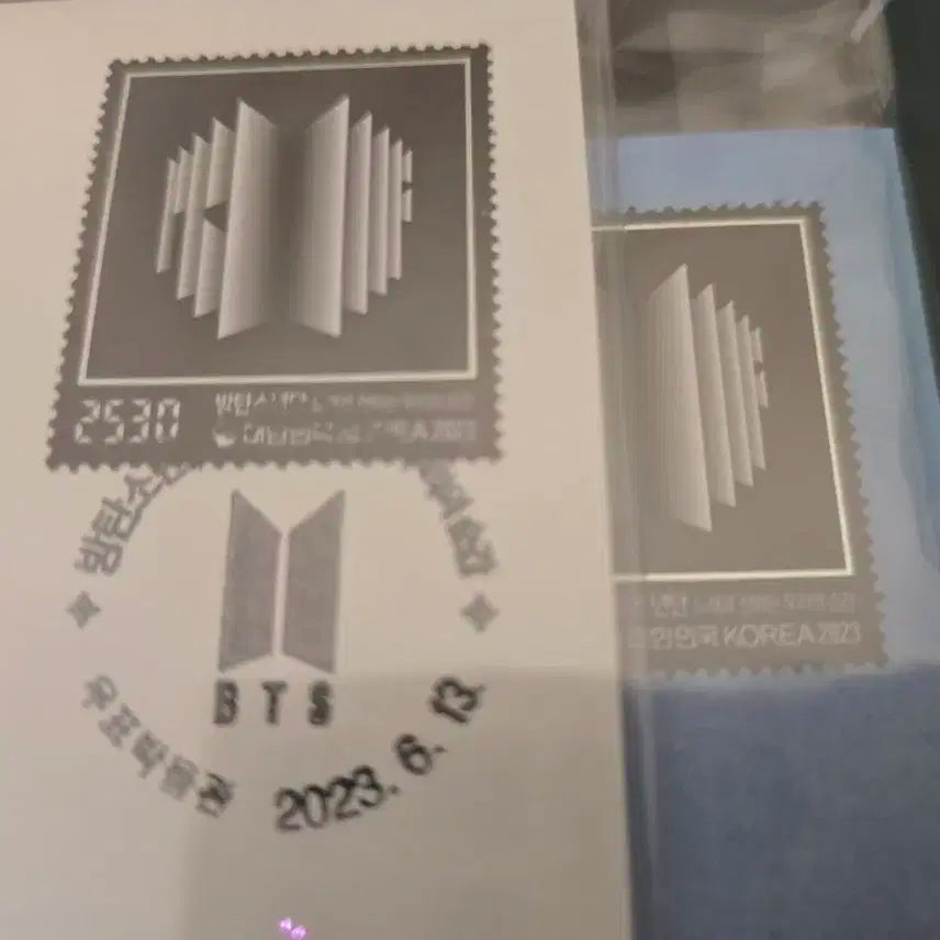 BTS 방탄 데뷔 10주년 기념우표 (초일봉투/맥시멈 세트)