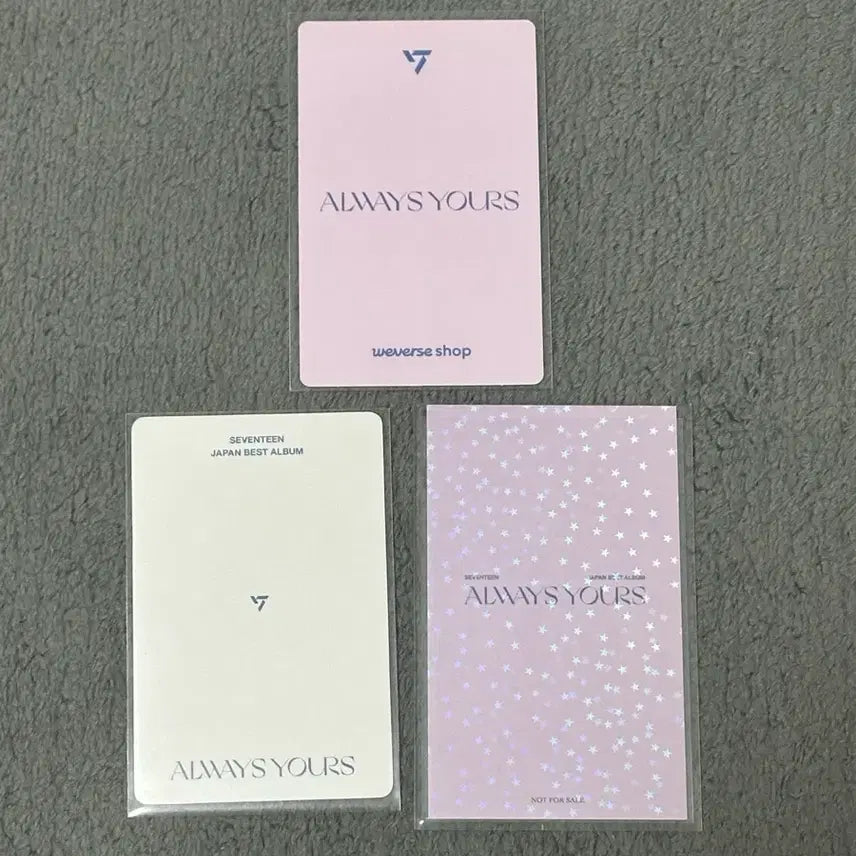 세븐틴 정한 이마세카 always yours 일본 포카 일괄