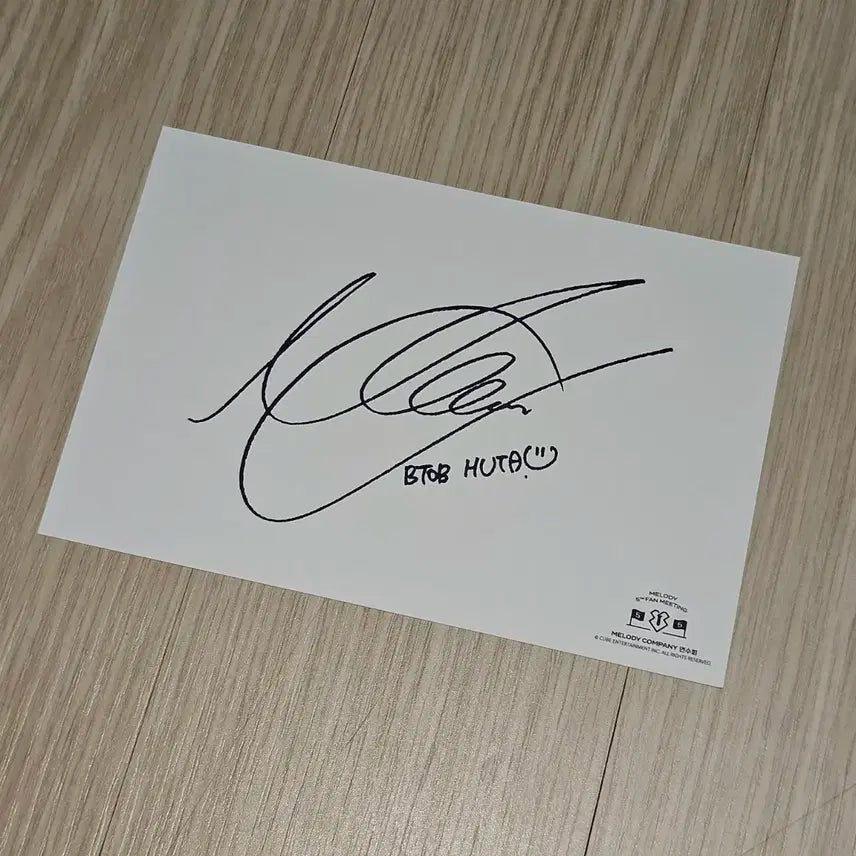 이민혁 비투비 5기팬미팅 팬부스 엽서 사진