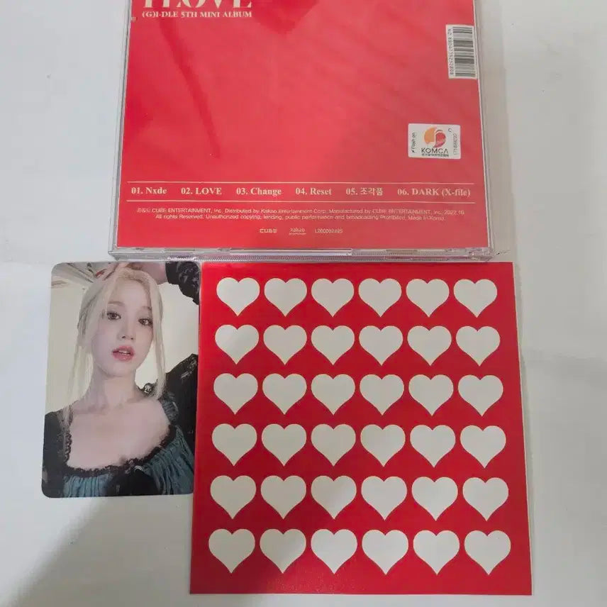 (여자)아이들  I LOVE 쥬얼 버전 + 미연 포카