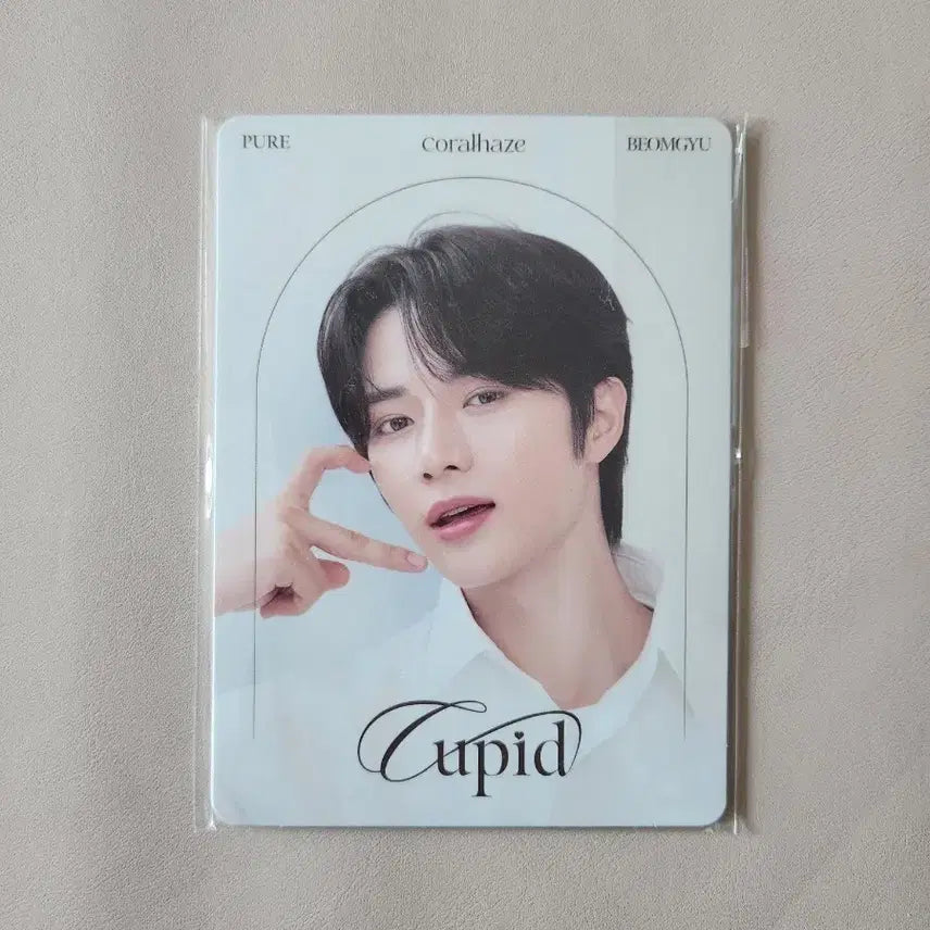 미개봉 새제품 코랄헤이즈 투바투 범규 님 포카 4종 세트