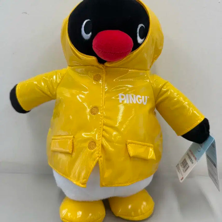 핑구 노란 우비 인형