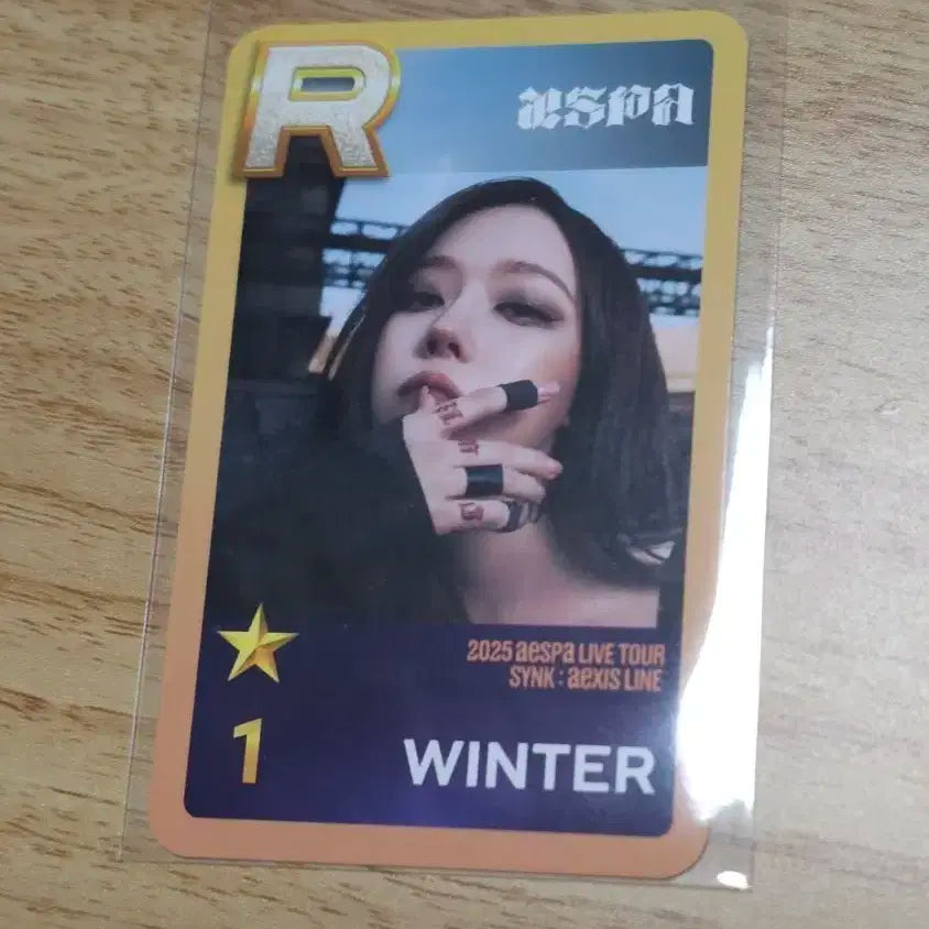 에스파 슈스엠 윈터 미션인증 포카