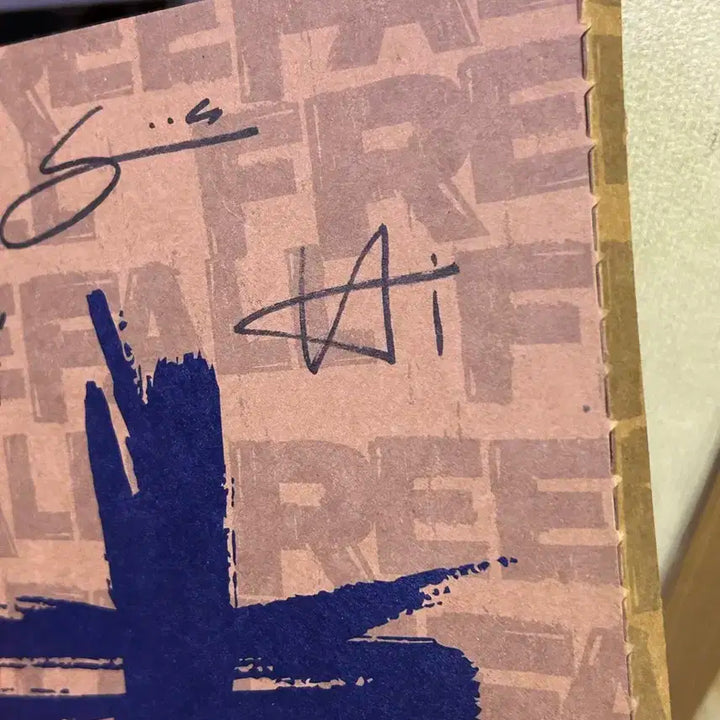 투바투 친필 사인 앨범 미개봉