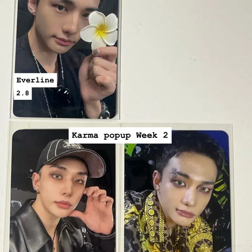 스트레이키즈 스키즈 현진 카르마 팝업 럭드 에버라인 미공포 포카