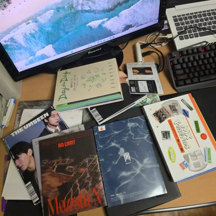 몬스타엑스 앨범 및 포카 굿즈 처분