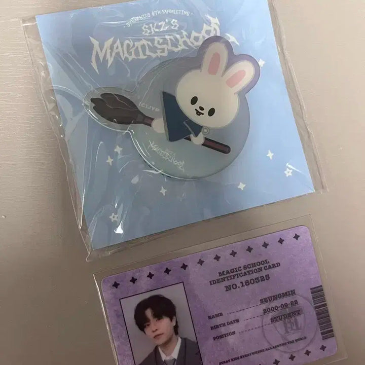스트레이키즈 매직스쿨 승민 학생증 리빗 그립톡 일괄 양도