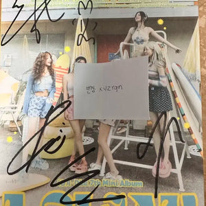 (비매)아이들 사인앨범 wave ver. 판매 풀구성 친필싸인 여자 양도
