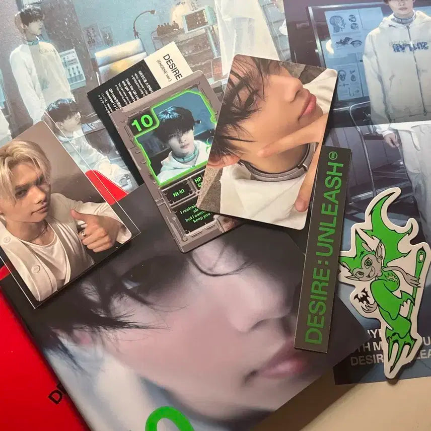 엔하이픈 디자이어 언리쉬 니키 위버스 특전 + 엔진반 세트 일괄판매