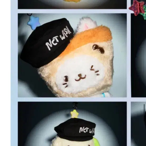엔시티위시 1주년 베레모 위시돌 키링 버블냥