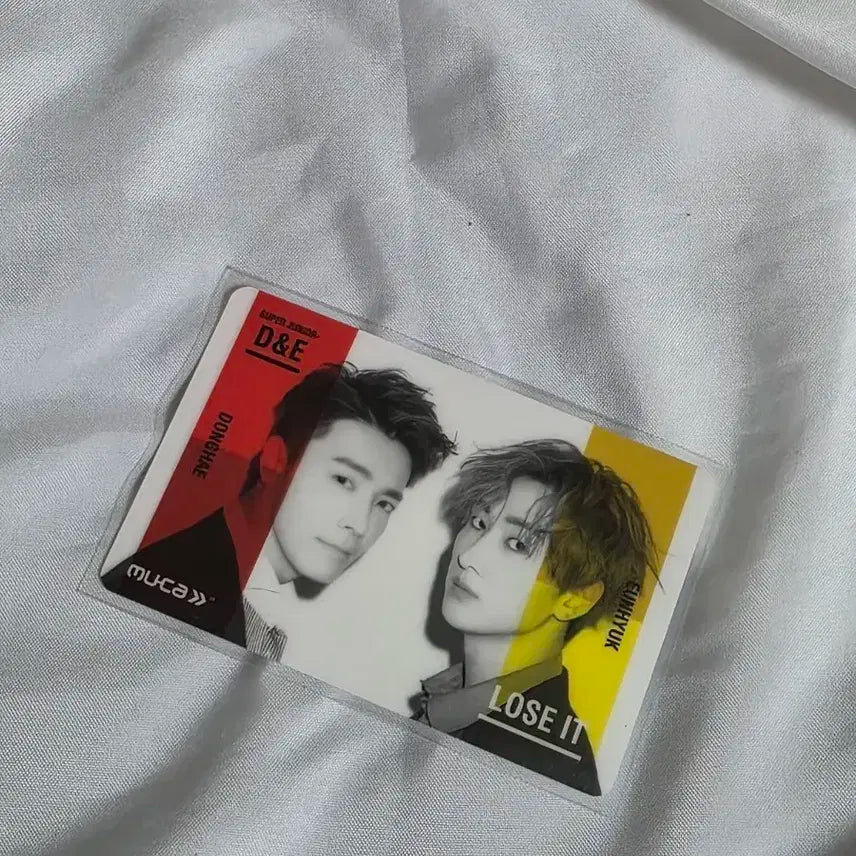 슈퍼주니어 D&E 앨범 포토카드