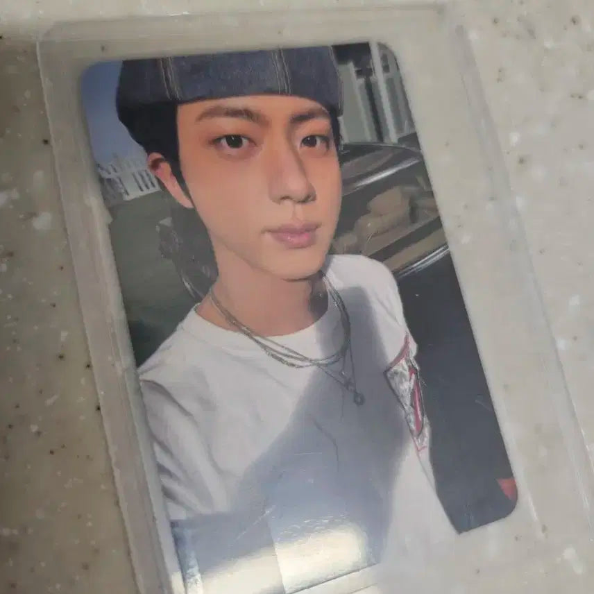 방탄bts 석진 에코 앨범 포카 베레모 jin echo poca
